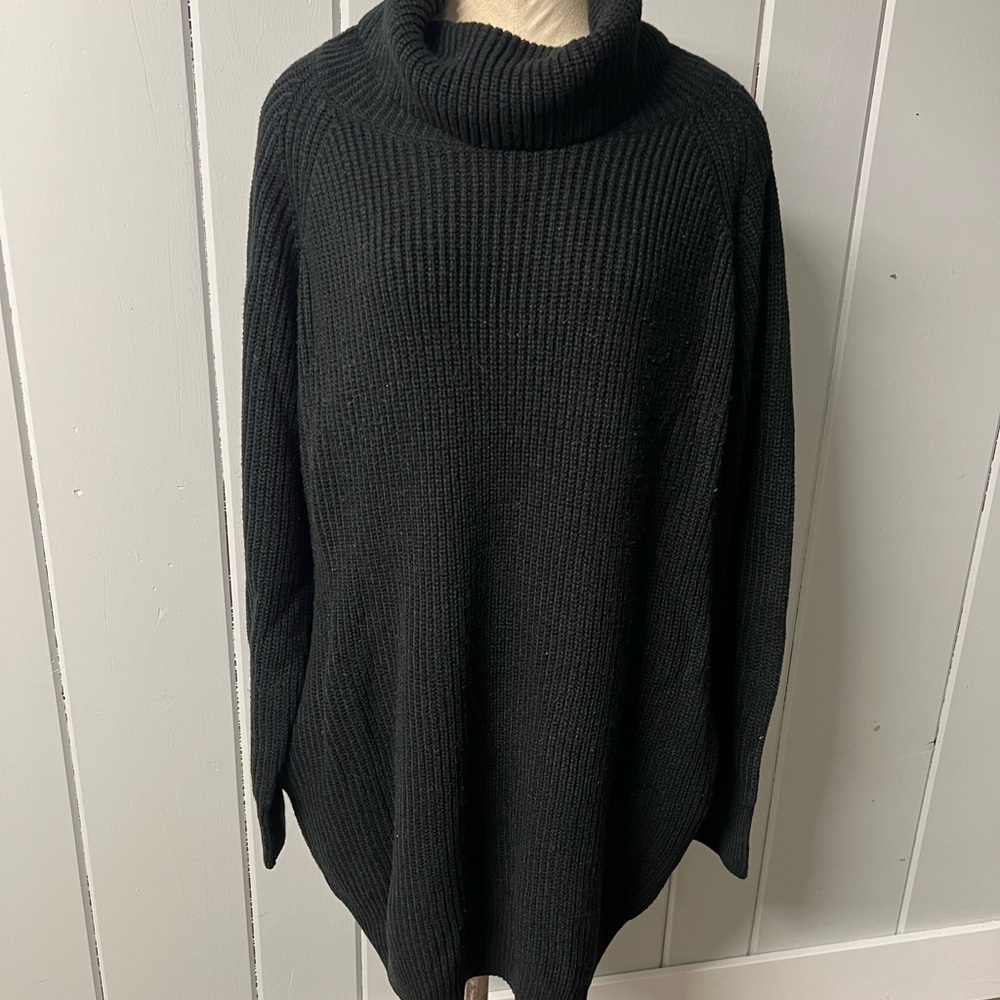 Amazon Black Cowl Neck Sweater